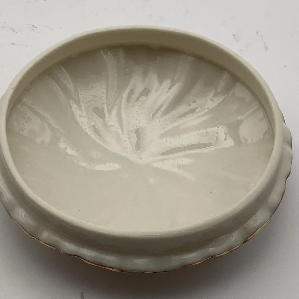 Vintage Belleek Ireland Millennium 2000 Trinket Box